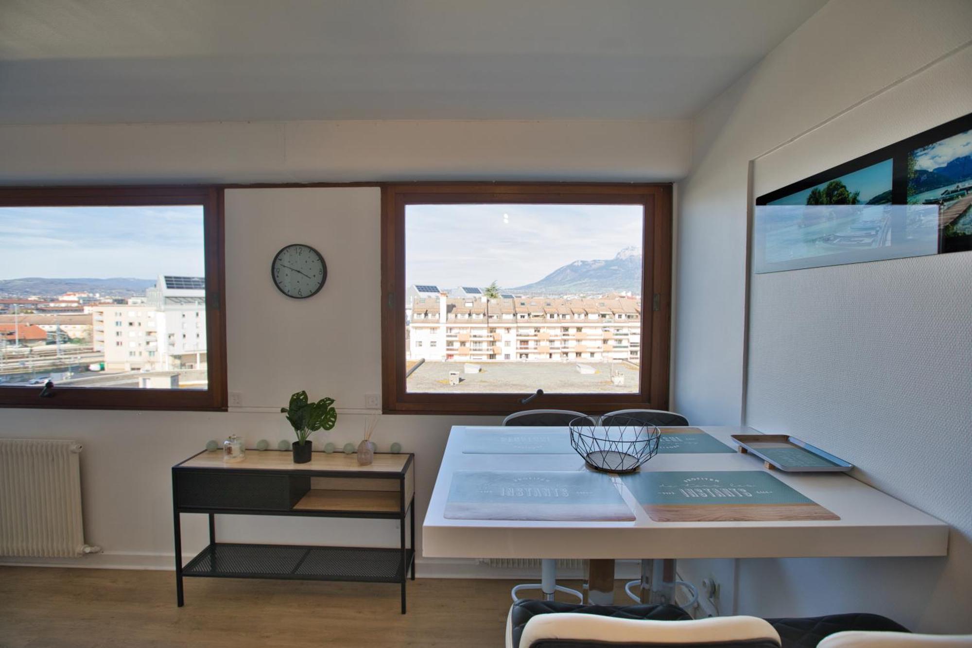 Apartamento Le Sommet Citadin Avec Vue Annecy Exterior foto