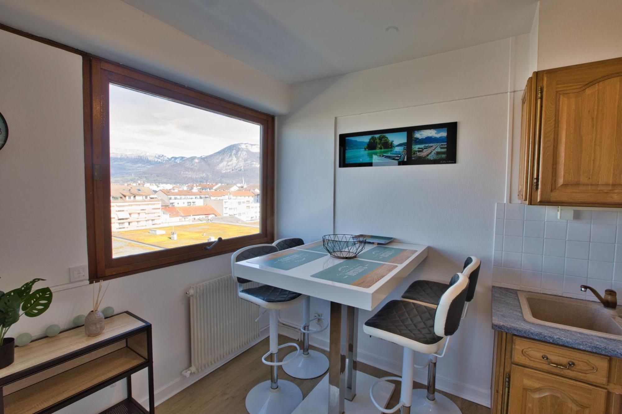 Apartamento Le Sommet Citadin Avec Vue Annecy Exterior foto