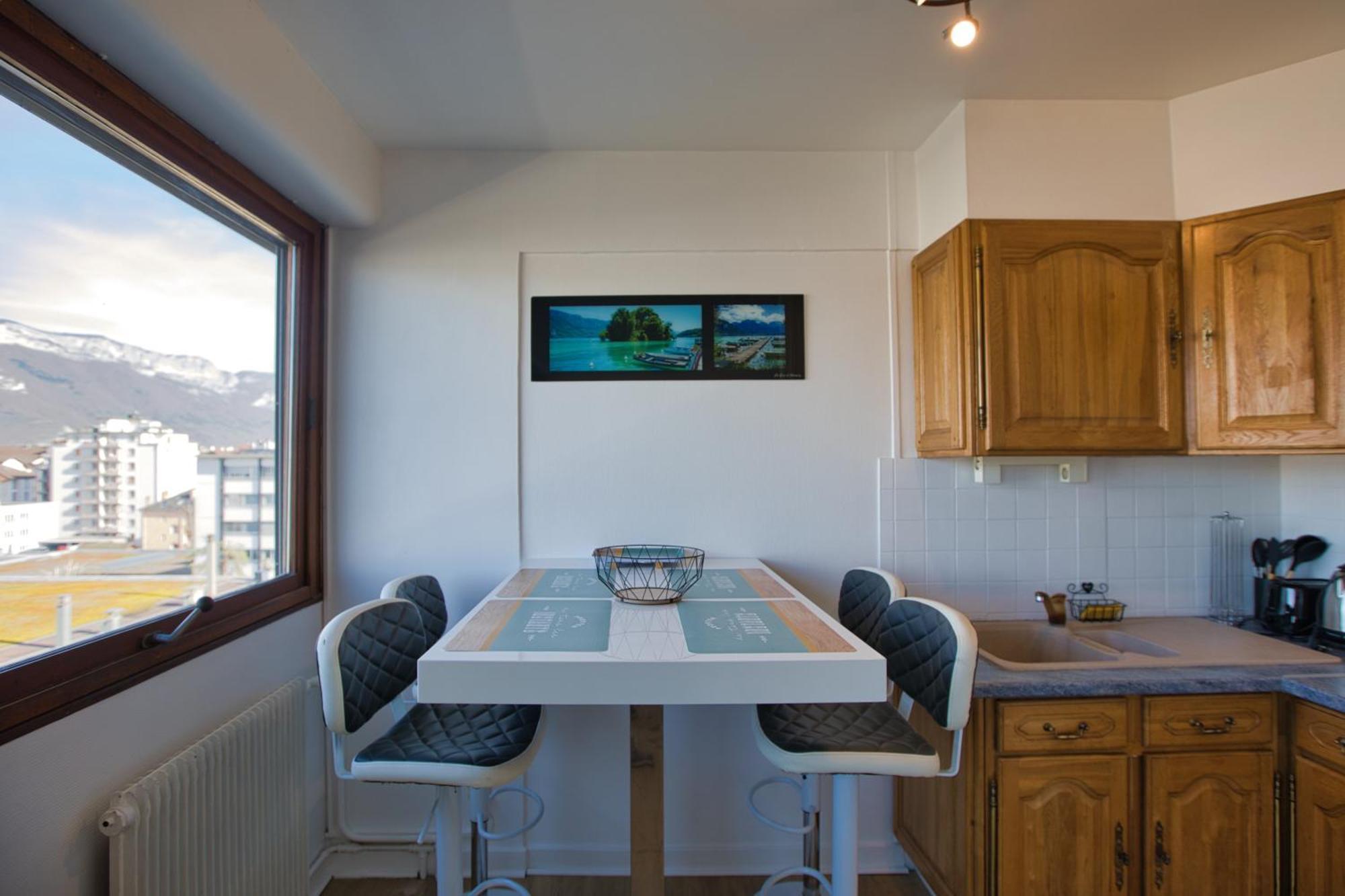 Apartamento Le Sommet Citadin Avec Vue Annecy Exterior foto