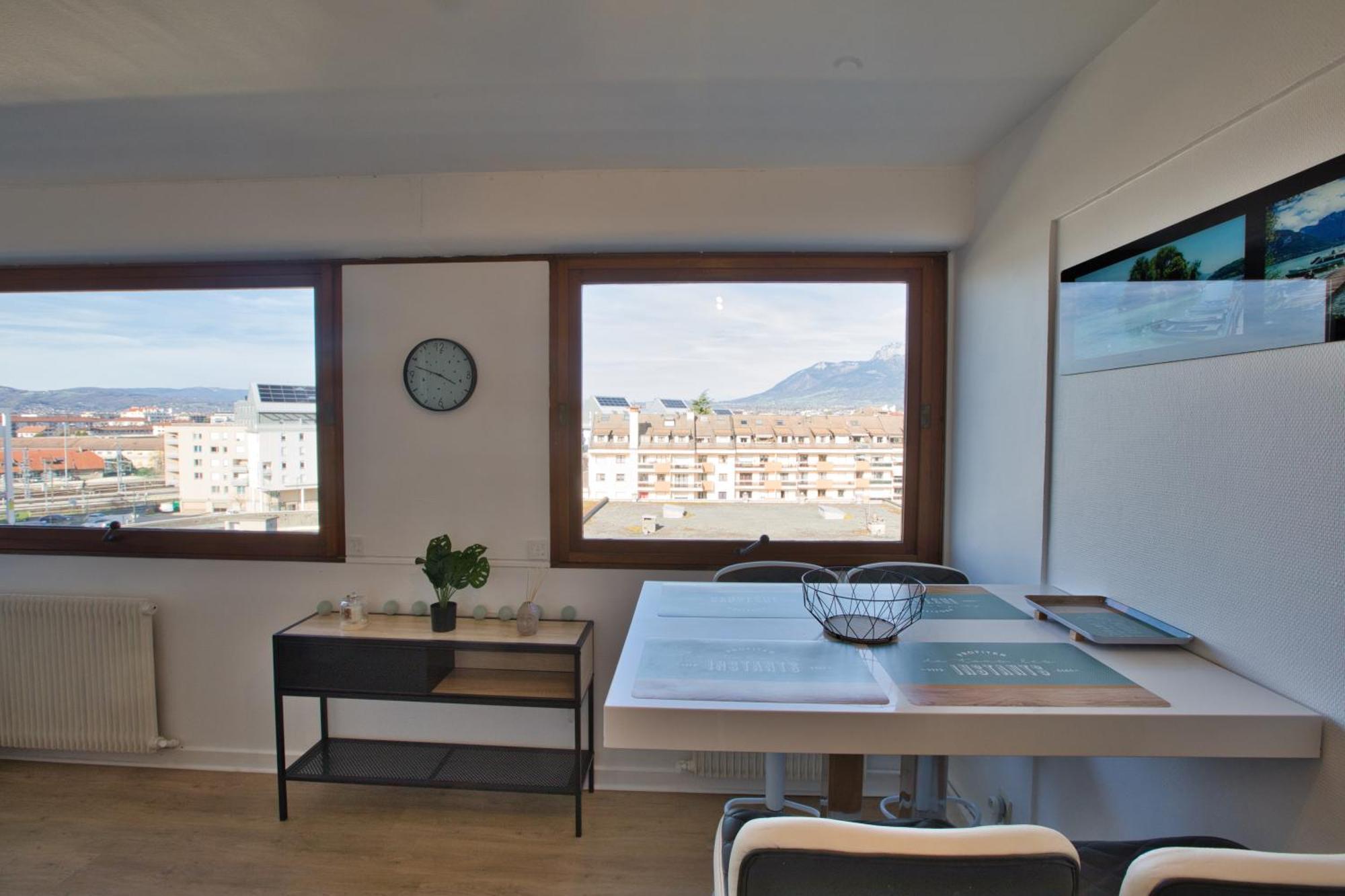 Apartamento Le Sommet Citadin Avec Vue Annecy Exterior foto